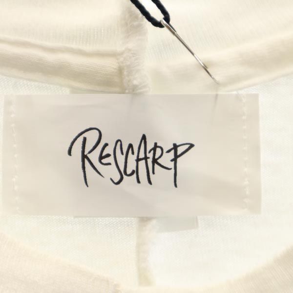 RESCARP リスカープ 23ss リメイク 半袖 Tシャツ ホワイト系 メンズ