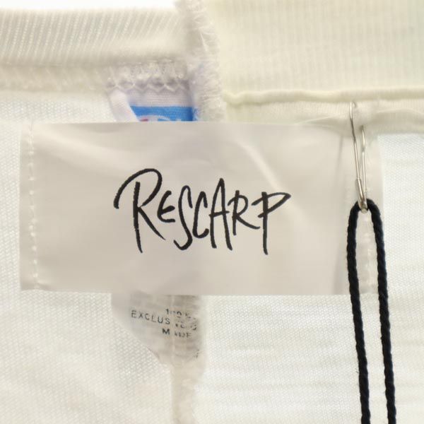 RESCARP リスカープ 23ss リメイク 半袖 Tシャツ ホワイト系 メンズ