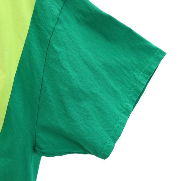 RESCARP リスカープ 23ss リメイク 半袖 Tシャツ 黄×緑×白 メンズ