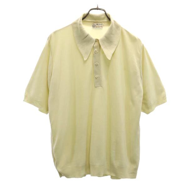 バンロン 70s 半袖 ポロシャツ L ベージュ Ban-Lon FAIRMONT メンズ