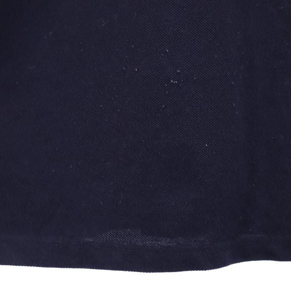 adidas アディダス 80s ヴィンテージ 西ドイツ製 トレフォイルロゴ刺繍 半袖 ポロシャツ 50 ネイビー 鹿の子 メンズ