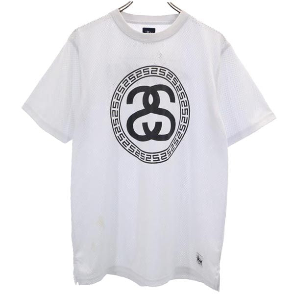STUSSY ステューシー 半袖 Tシャツ M 白系 メンズ