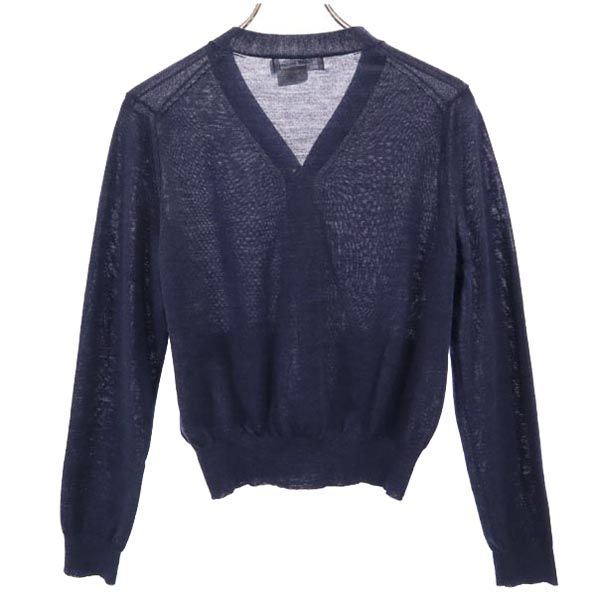 コムデギャルソン コムデギャルソン 2005年 日本製 ウール 長袖 カーディガン M ネイビー COMME des GARCONS COMME des GARCONS メンズ