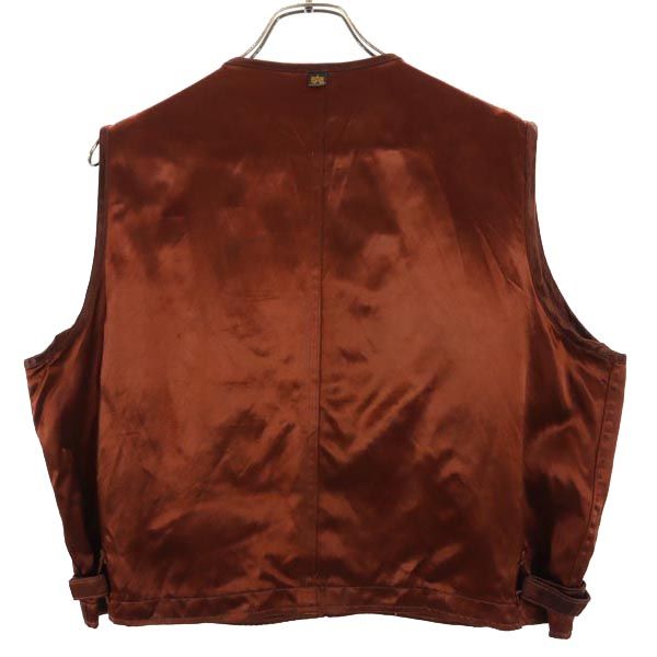 ALPHA INDUSTRIES INC アルファインダストリーズ ベスト M ブラウン メンズ