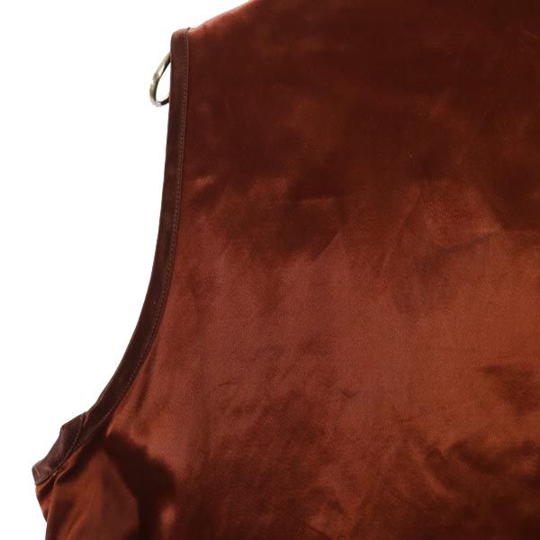 ALPHA INDUSTRIES INC アルファインダストリーズ ベスト M ブラウン メンズ