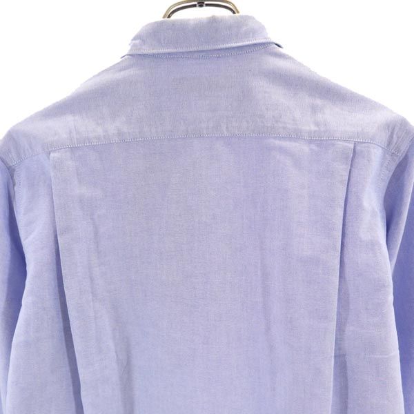 コムデギャルソンオム 2006年 日本製 ストライプライン入り 長袖 シャツ S ネイビー系 COMME des GARCONS HOMME メンズ