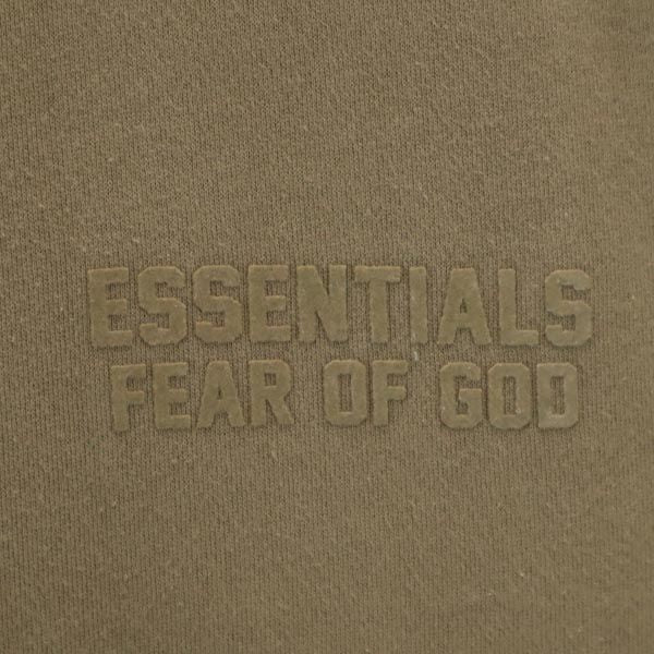 ESSENTIALS エッセンシャルズ 長袖 スウェット トレーナー S オリーブ 裏起毛 メンズ