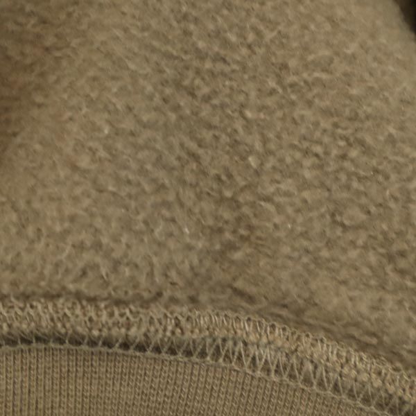 ESSENTIALS エッセンシャルズ 長袖 スウェット トレーナー S オリーブ 裏起毛 メンズ