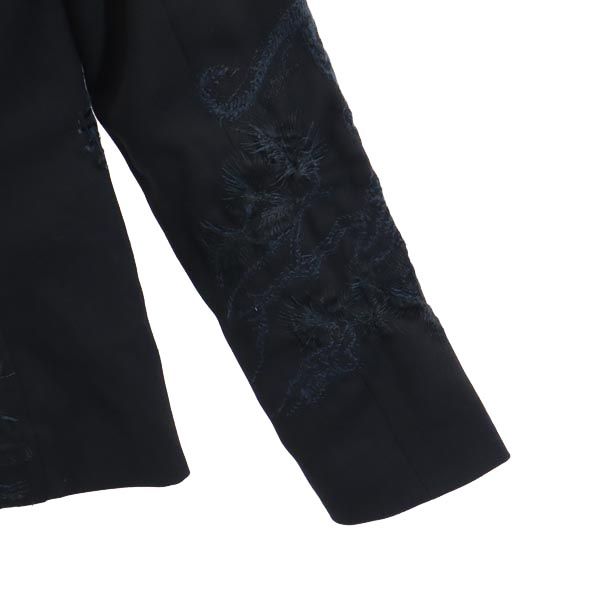 イープレイ イタリア製 ウール テーラードジャケット S ブラック E-PLAY レディース