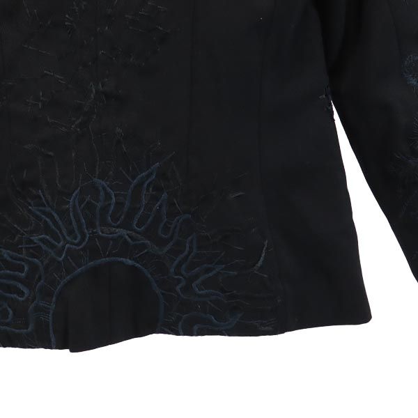 イープレイ イタリア製 ウール テーラードジャケット S ブラック E-PLAY レディース