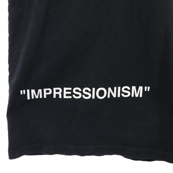 MAIN LABEL メインレーベル 半袖 クルーネック Tシャツ M ブラック メンズ