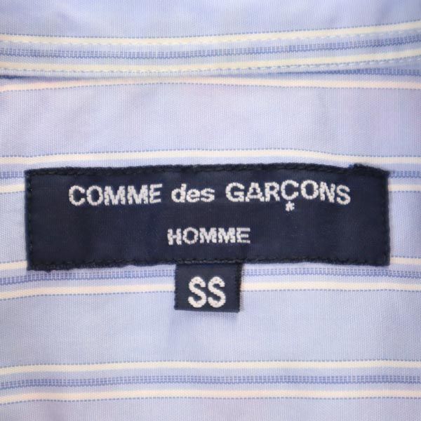 コムデギャルソンオム ストライプ柄 長袖 シャツ SS COMME des GARCONS HOMME メンズ