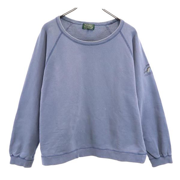 RALPH LAUREN COUNTRY ラルフローレンカントリー 長袖 スウェット トレーナー M ネイビー系 レディース