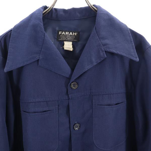 FARAH ファーラー 70s ヴィンテージ ジャケット ネイビー メンズ