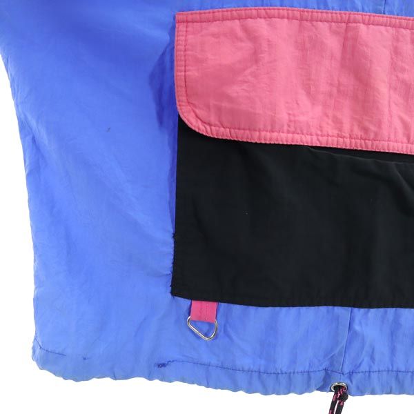 OCEAN EQUIPMENT 90s オールド マウンテンパーカー M ブルー×ピンク メンズ