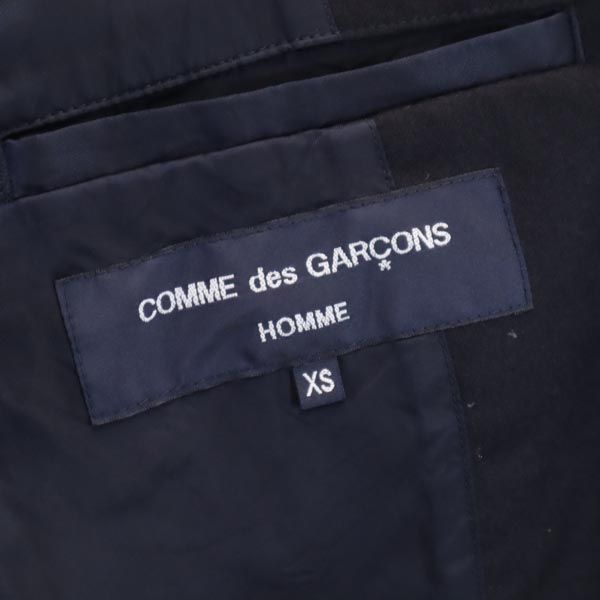 コムデギャルソンオム 2015年 テーラードジャケット XS 濃紺 COMME des GARCONS HOMME メンズ