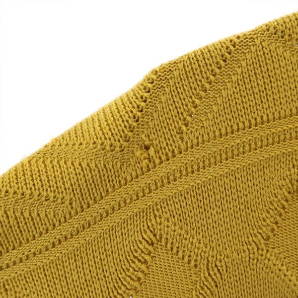 Christian Dior クリスチャンディオール ウール 長袖 ニット L マスタード セーター メンズ