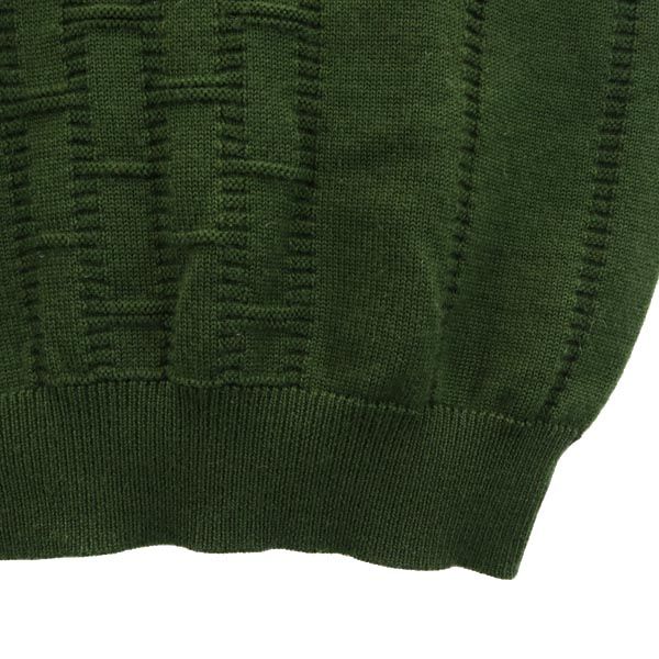 Christian Dior クリスチャンディオール 90s オールド ウール 長袖 ニット L 緑系 セーター メンズ