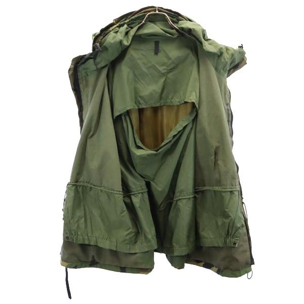 アメリカ軍 ECDCS 迷彩柄 ゴアテックス ミリタリージャケット カーキ系 US ARMY メンズ