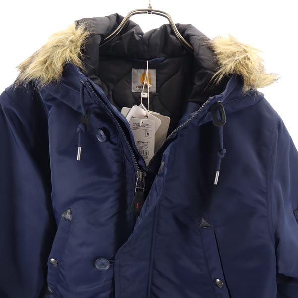 Carhartt カーハート カーティス シュノーケル パーカー 中綿ジャケット M ネイビー CURTIS SNORKEL メンズ