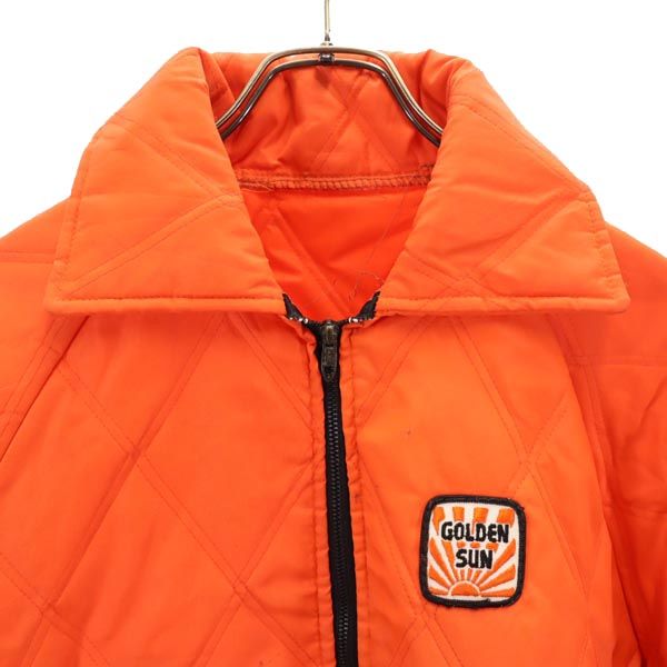 VINTAGE ヴィンテージ 80s キルティングジャケット オレンジ メンズ