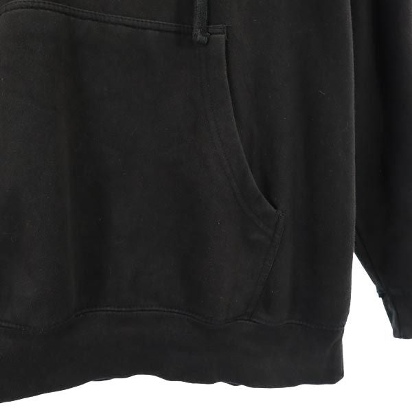 ANTI SOCIAL SOCIAL CLUB アンチソーシャルソーシャルクラブ USA製 バックプリント 長袖 スウェットパーカー L ブラック系 ロゴ メンズ