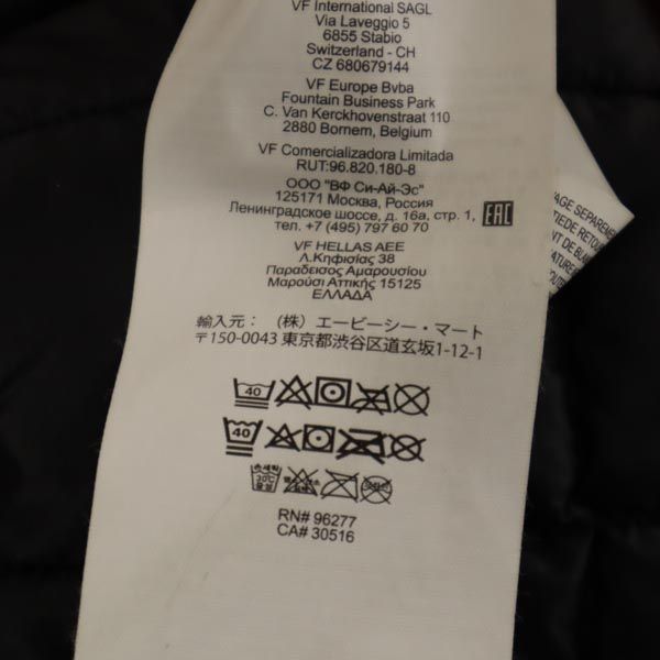 バンズ × ザノースフェイス コラボ 中綿ジャケット S レッド×ブラック VANS THE NORTH FACE アウトドア メンズ