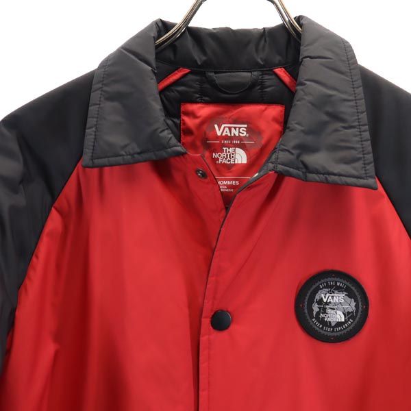 バンズ × ザノースフェイス コラボ 中綿ジャケット S レッド×ブラック VANS THE NORTH FACE アウトドア メンズ