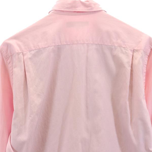 コムデギャルソンオム 2008年 チェック柄 長袖 ボタンダウンシャツ SS ピンク×グリーン COMME des GARCONS HOMME メンズ