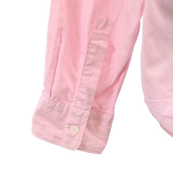 コムデギャルソンオム 2008年 チェック柄 長袖 ボタンダウンシャツ SS ピンク×グリーン COMME des GARCONS HOMME メンズ