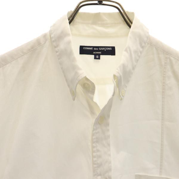 コムデギャルソンオム 2011年 長袖 ボタンダウンシャツ S ホワイト COMME des GARCONS HOMME メンズ