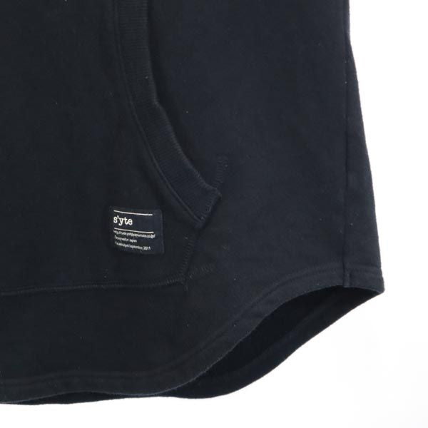 Yohji Yamamoto ヨウジヤマモト 日本製 サイト SYTE 長袖 パーカー S ブラック系 メンズ