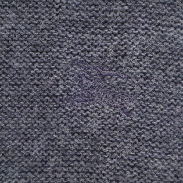 BURBERRY バーバリー 日本製 ニットジャケット M グレー 三陽商会 メンズ