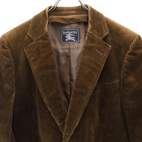 Burberrys バーバリーズ 90s オールド コーデュロイ デニムテーラードジャケット 170AB5 ブラウン メンズ