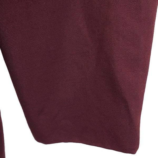 NOONE IMAGEWEAR 80s 90s オールド スクールジャケット ウール テーラードジャケット ボルドー NOONE IMAGEWEAR メンズ