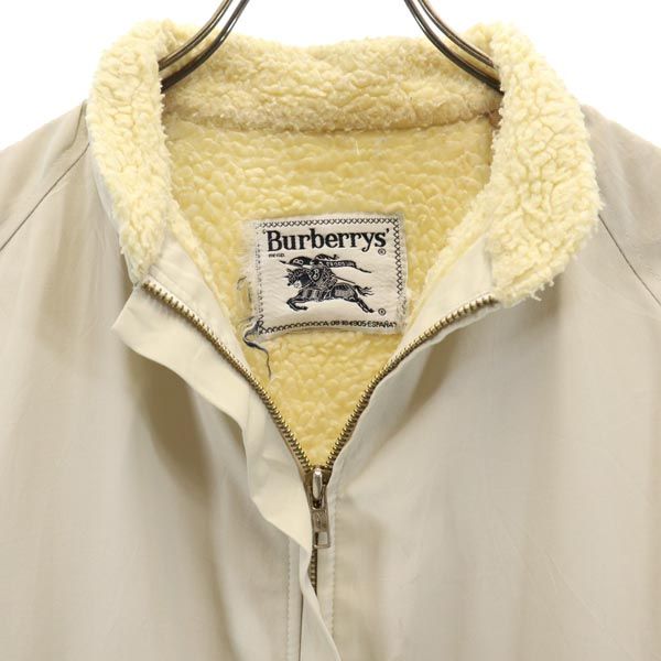 Burberrys バーバリーズ 90s オールド 裏ボア ジャケット アイボリー系 レディース
