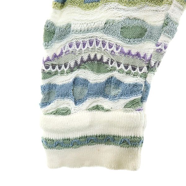 COOGI クージー 90s オールド 3D 総柄 長袖 3D コットン セーター XS ニット メンズ