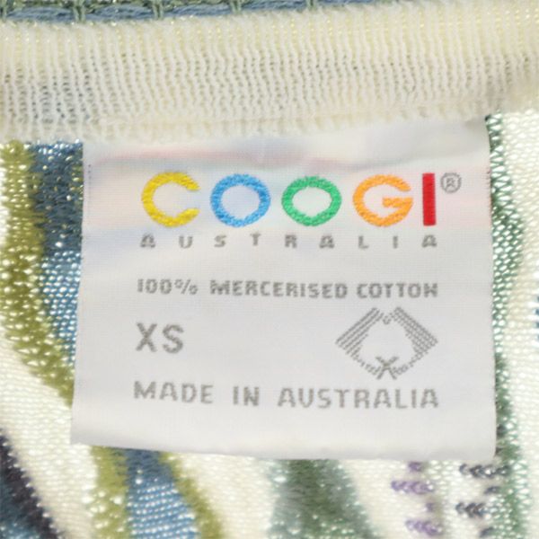 COOGI クージー 90s オールド 3D 総柄 長袖 3D コットン セーター XS ニット メンズ