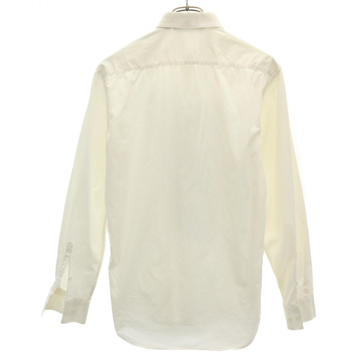 ニールバレット イタリア製 長袖 シャツ 151/2 アイボリー系 NEIL BARRETT メンズ