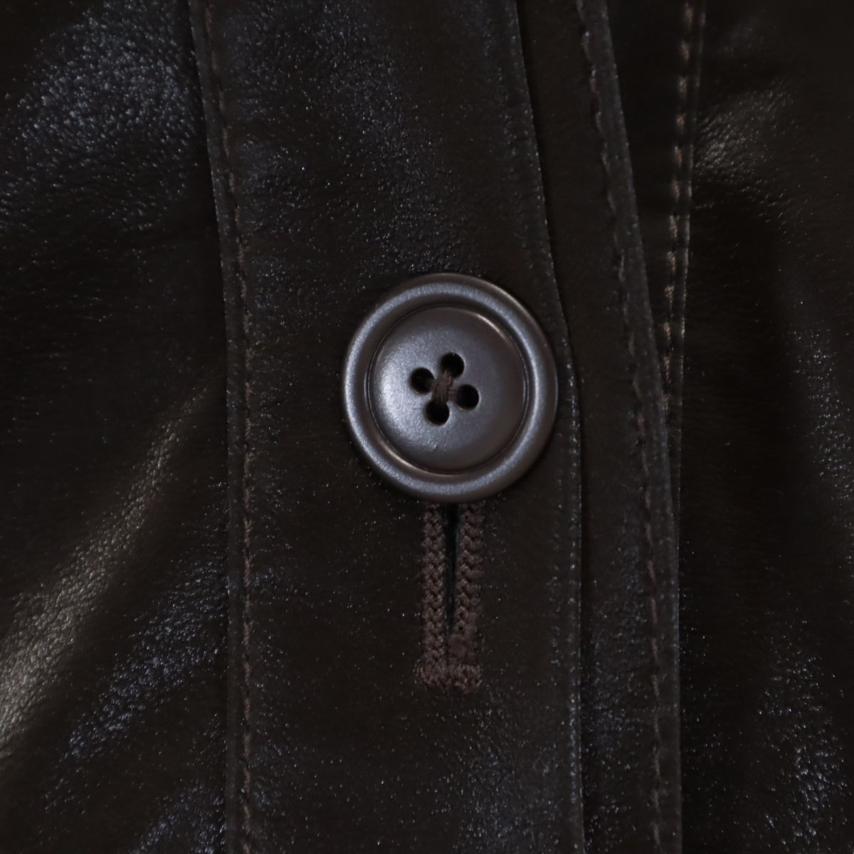 アイレネ フェイク レザーコート 36 ブラウン系 IRENE ジャケット レディース