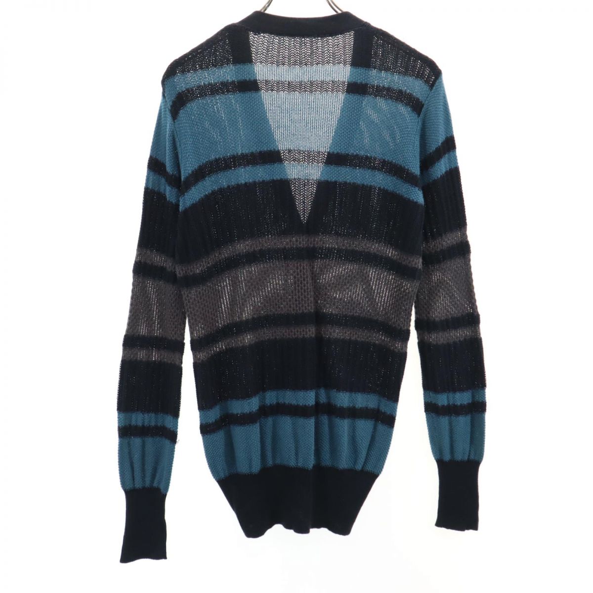 Vivienne Westwood Red Label ヴィヴィアンウエストウッド レッドレーベル リネンブレンド 長袖 カーディガン M Vネック レディース