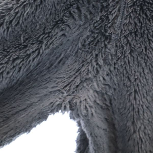 Champion チャンピオン ファー フリースジャケット L グレー メンズ