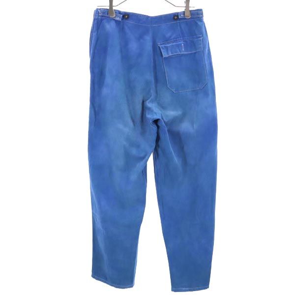 VINTAGE ヴィンテージ 70s ユーロワーク ロングパンツ 青 メンズ