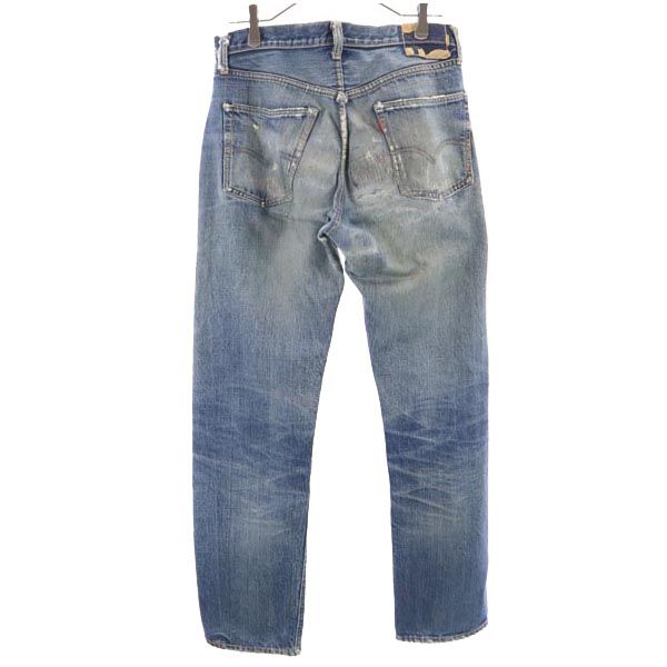 リーバイス 70s BIG E 66前期 足長R 赤耳 ストレートデニムパンツ w33 Levi's ボタンフライ ジーパン メンズ
