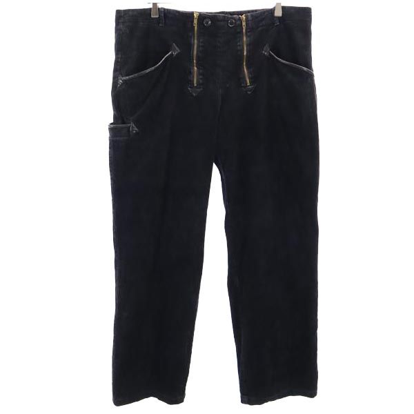 VINTAGE ヴィンテージ ブラックコーズ コーデュロイパンツ 黒 ロガーパンツ メンズ