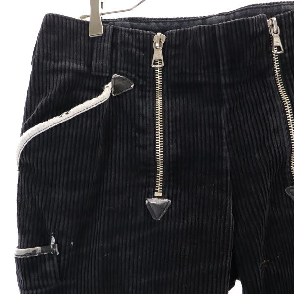 VINTAGE ヴィンテージ ブラックコーズ コーデュロイパンツ 黒 ロガーパンツ メンズ