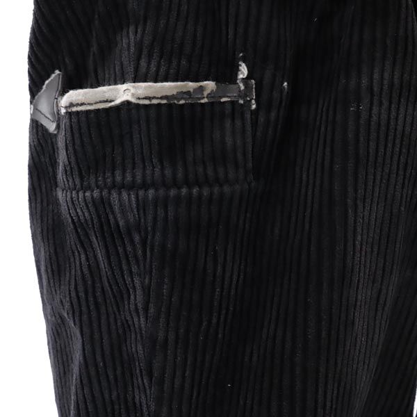 VINTAGE ヴィンテージ ブラックコーズ コーデュロイパンツ 黒 ロガーパンツ メンズ