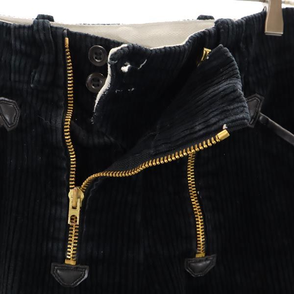 VINTAGE ヴィンテージ ブラックコーズ コーデュロイパンツ GR90 ブラック ロガーパンツ メンズ