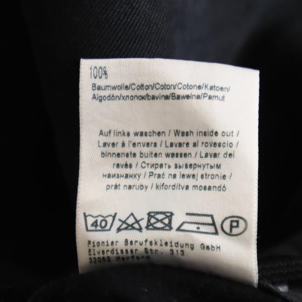 Pionier workwear ブラックコーズ パンツ 50 ブラック モールスキン ロガーパンツ メンズ