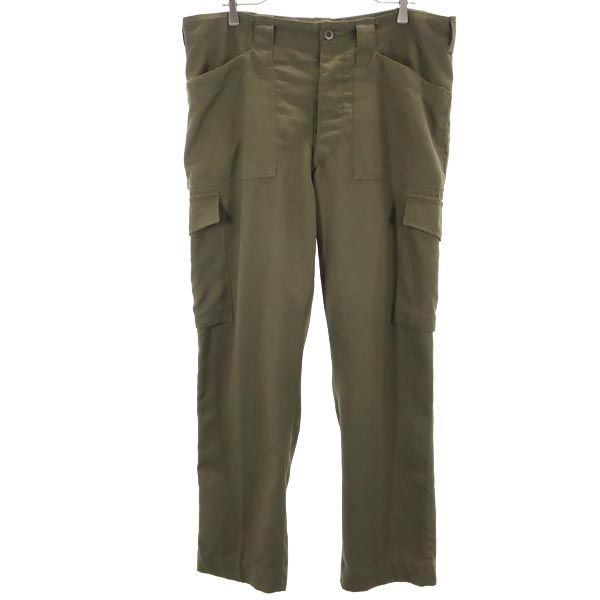 Austrian Army オーストリア軍 ミリタリー カーゴパンツ カーキ系 ボタンフライ ビッグサイズ メンズ
